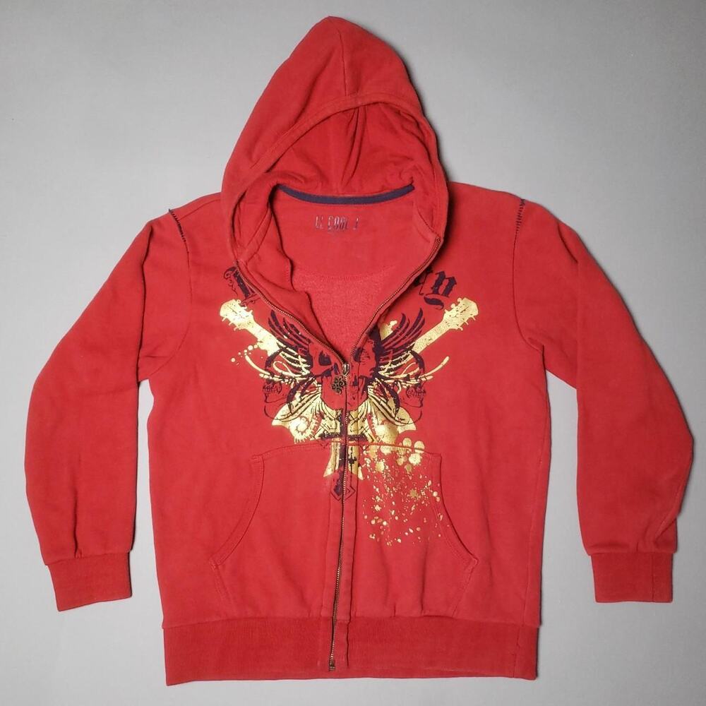 LL Cool J Legendary skull zip up hoodie Mens Large